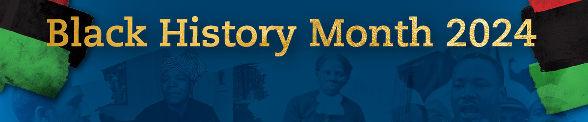 Black History Month celebration graphic